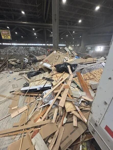 Garage cleanout project in Potomac