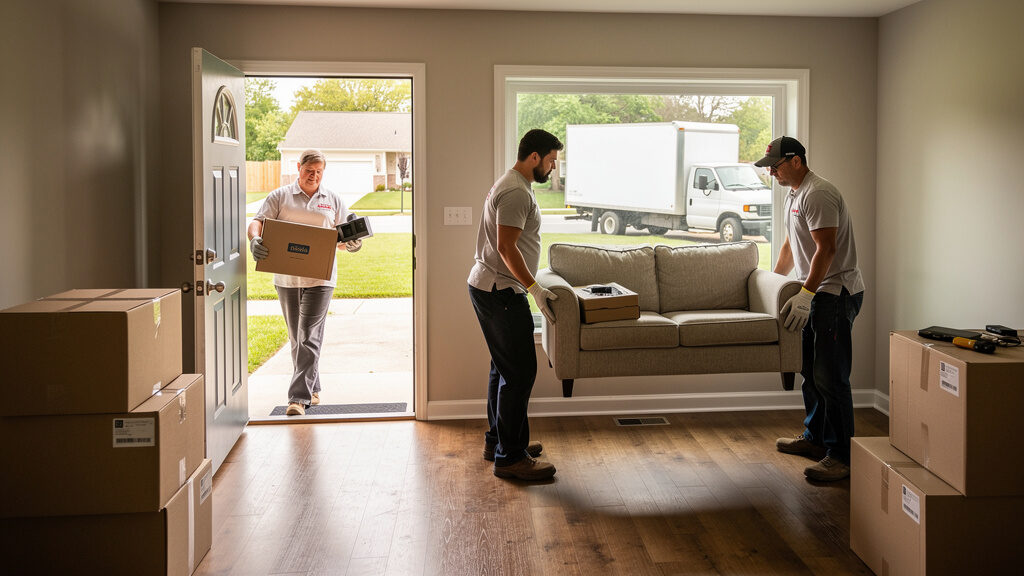 Property being prepared for eviction cleanout