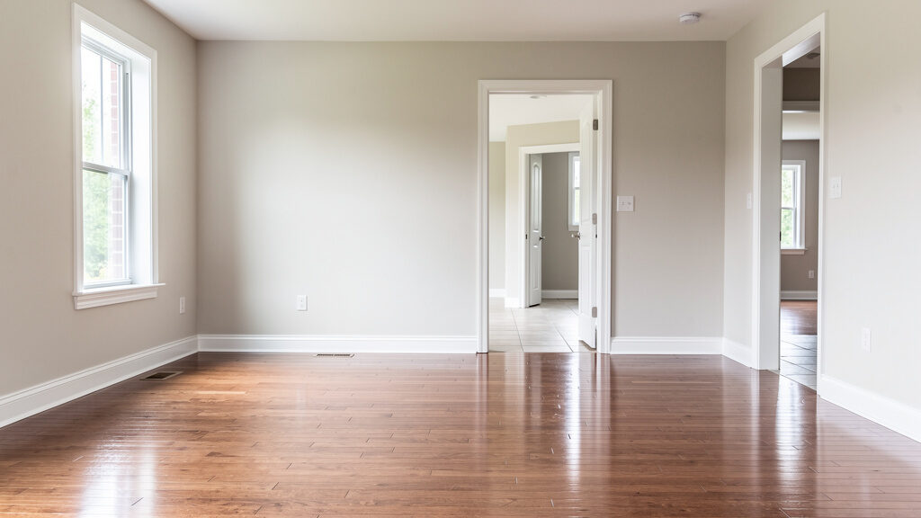 Empty property after professional eviction cleanout