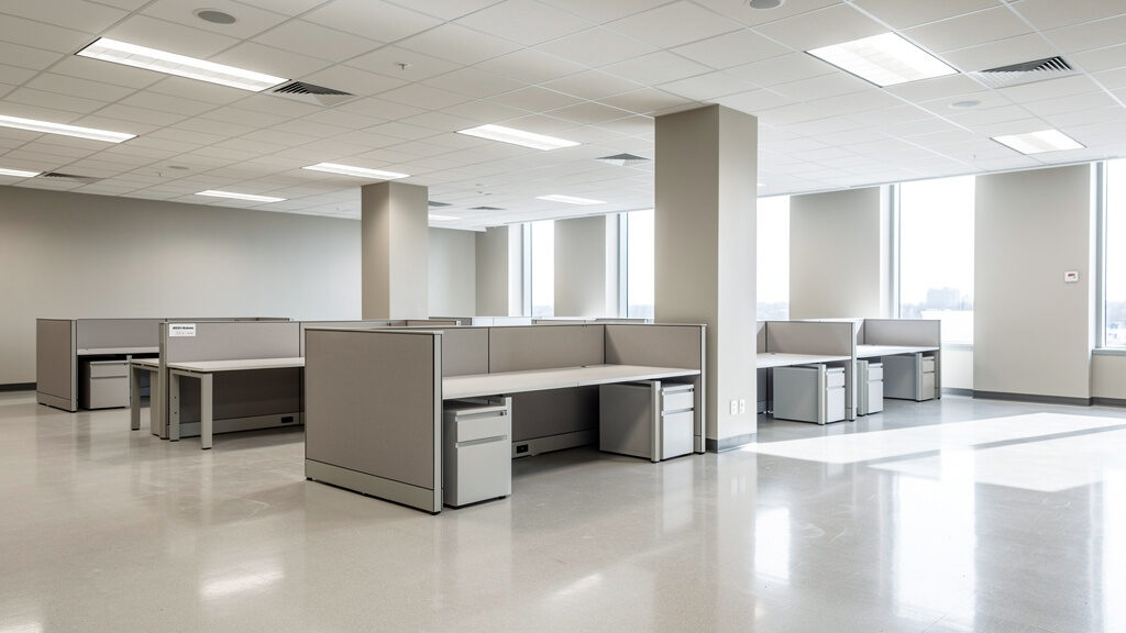 Clean office space after junk removal Potomac