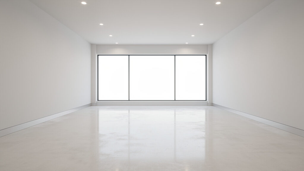 Empty retail space after professional cleanout